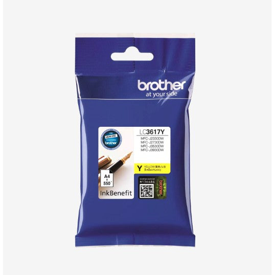 Brother LC-3617Y Original YELLOW High Yield Ink Cartridge