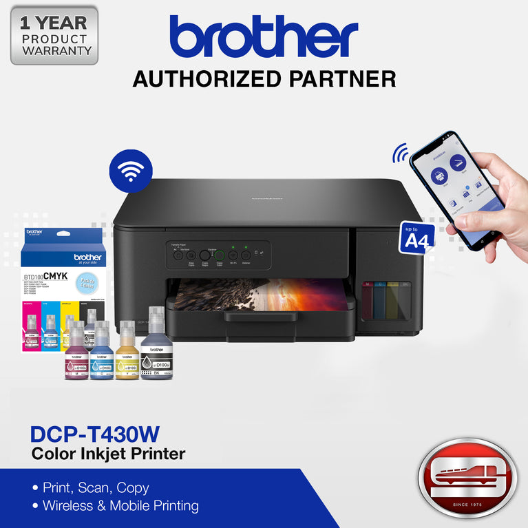 Brother DCP-T430W Ink Tank Printer