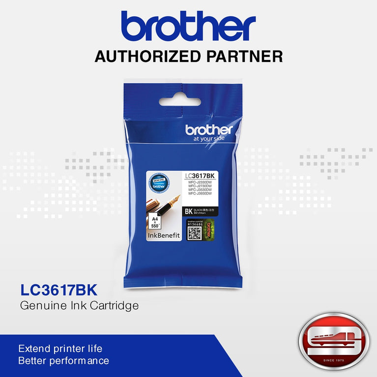 Brother LC-3617BK Original BLACK High Yield Ink Cartridge