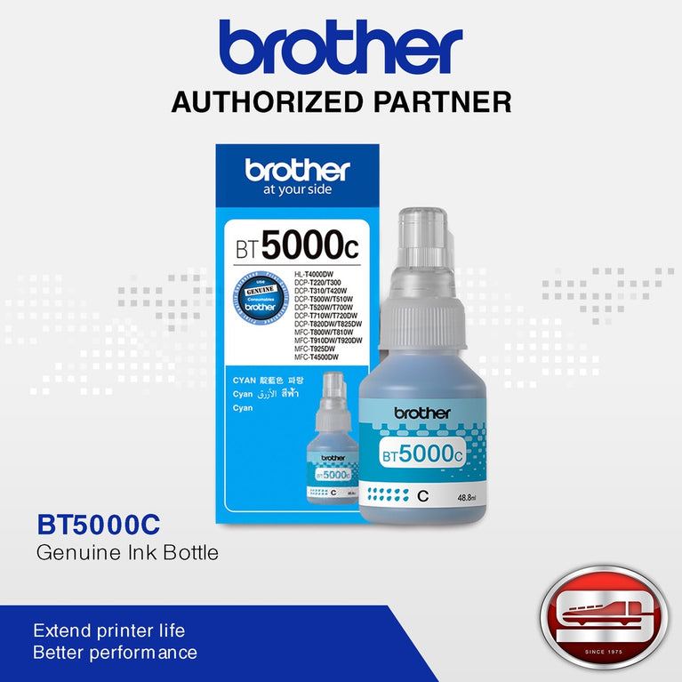 Brother Ink BT-5000C Cyan 100% Original