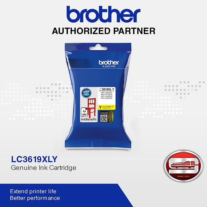 Brother LC-3619XLY Ultra High Yield Inkjet Multi-Function (Yellow) ORIGINAL