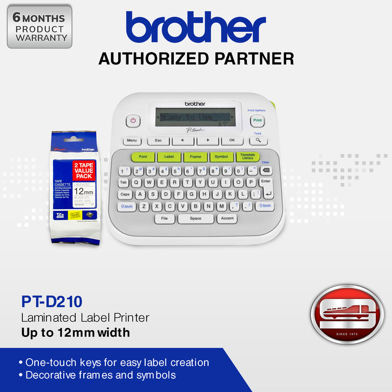 Brother PT-D210 Label Printer