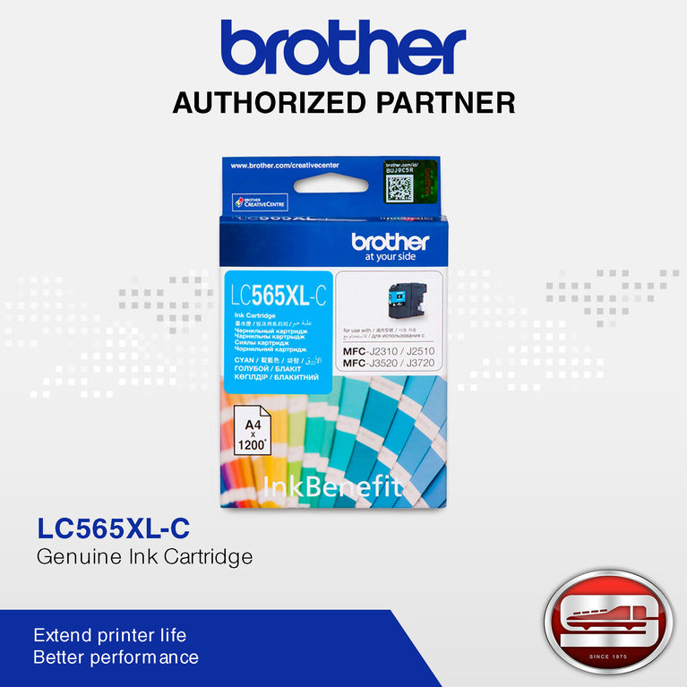 Brother LC-565XLC (CYAN) Original Ink Cartridge