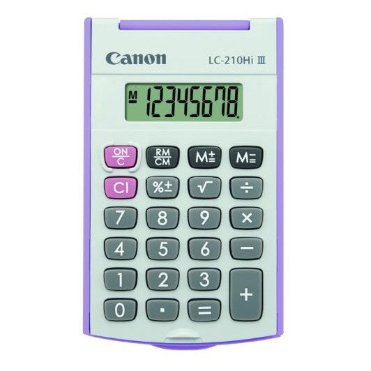Canon LC-210 Hi lll 8-digits Handheld Calculator