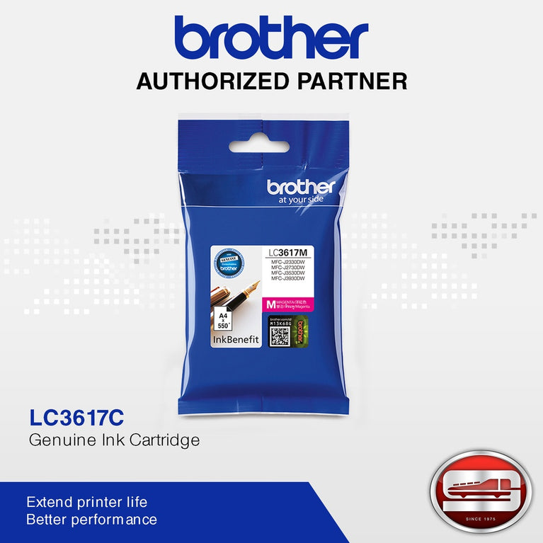 Brother LC-3617M (Magenta) Genuine Ink Cartridge
