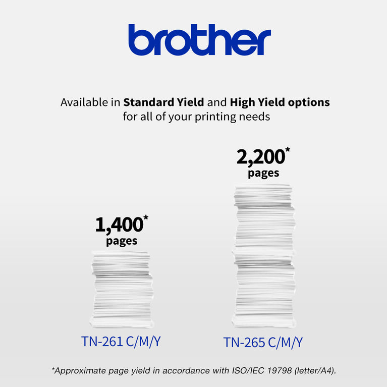 Brother TN-265Y Yellow Original Toner Cartridge