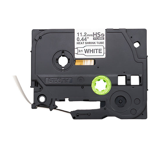 Brother HSe-231E Black on White 11.2mm Tape Cassette (100% Genuine)