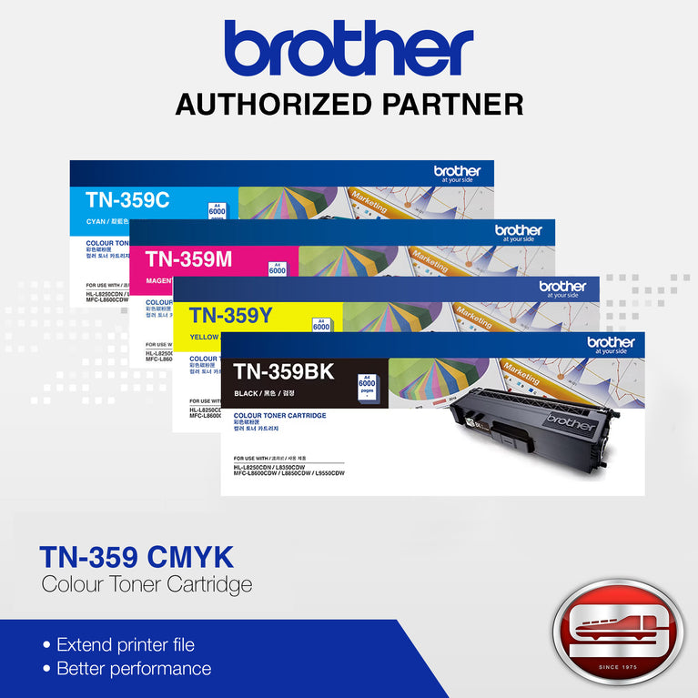 Brother TN-359 CMYK Genuine Toner Cartridge