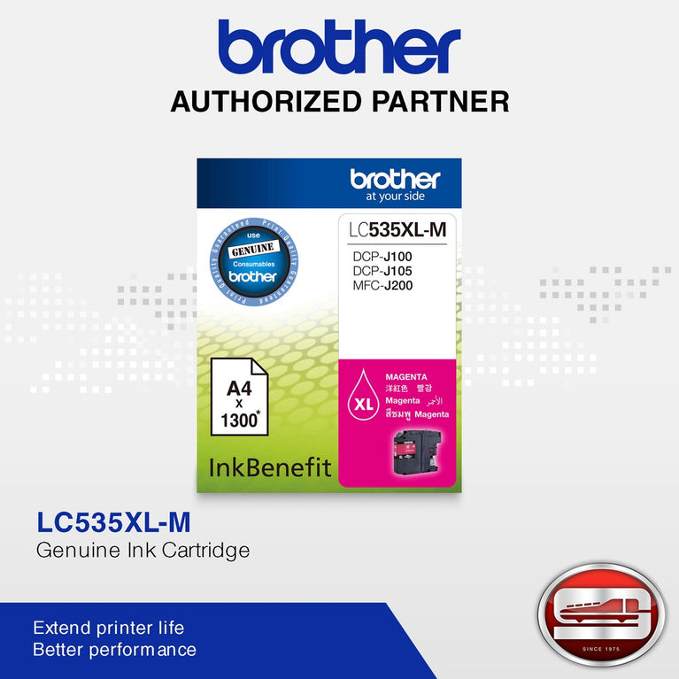 Brother LC-535XLM (MAGENTA) Ink Cartridges