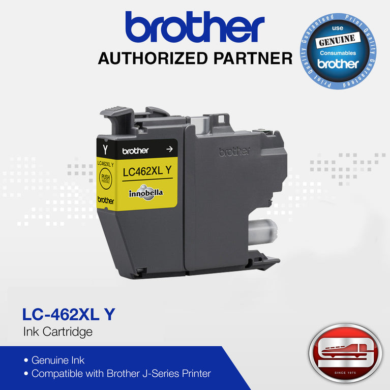 Brother LC-462XLY Yellow Genuine Ink Cartridge