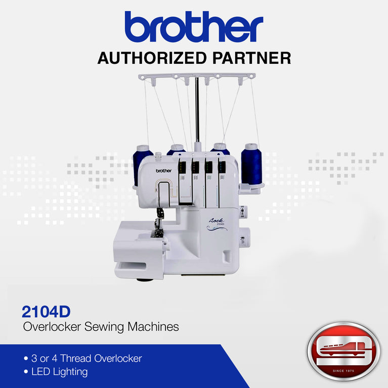 Brother 2104D Overlocker Sewing Machines