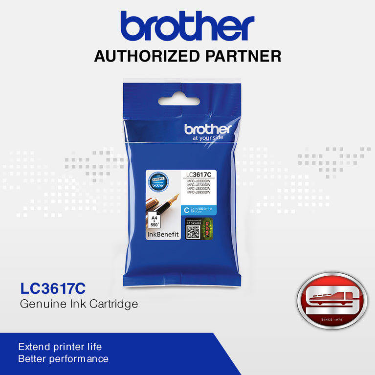 Brother LC-3617C Original CYAN High Yield Ink Cartridge