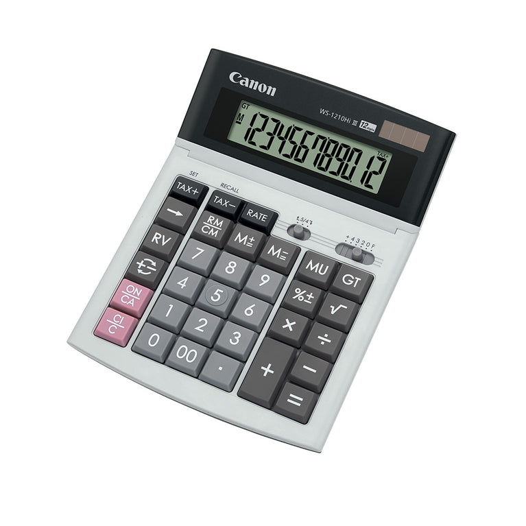 Canon WS-1210Hi III Desktop Calculator 12 Digits