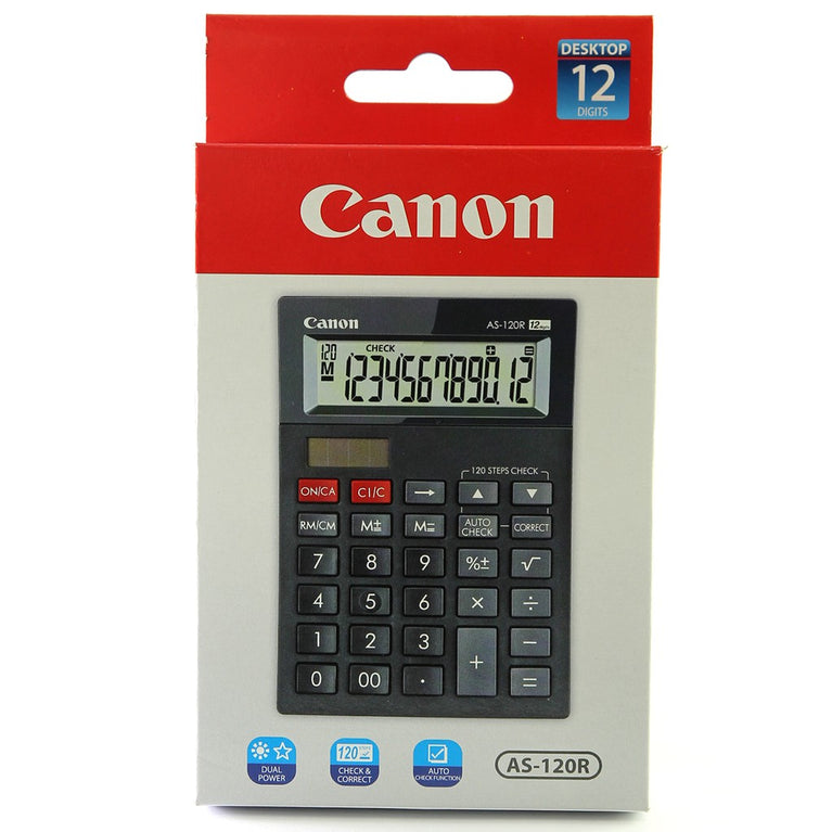 Canon AS-120R 12-digits Desktop Calculator