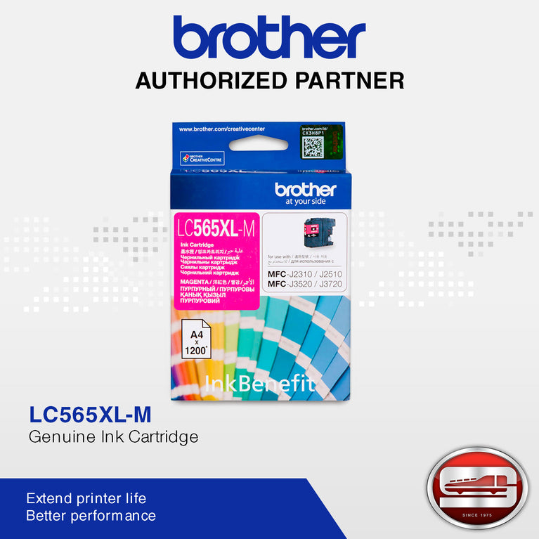 Brother LC-565XLM (MAGENTA) Original Ink Cartridge