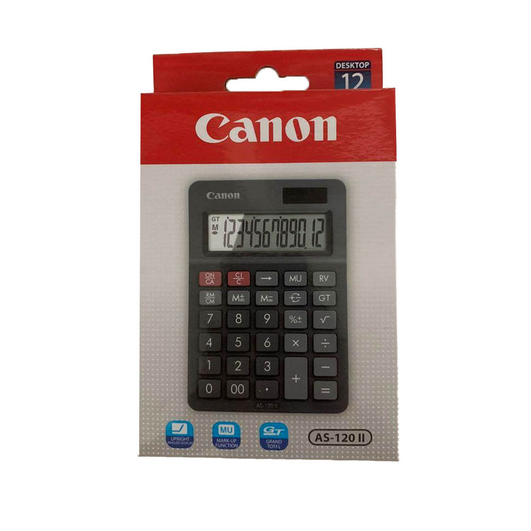 Canon AS-120 II Desktop Calculator (12-digit)
