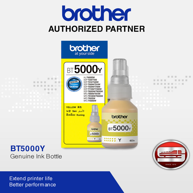Brother Ink BT-5000Y Yellow 100% Original