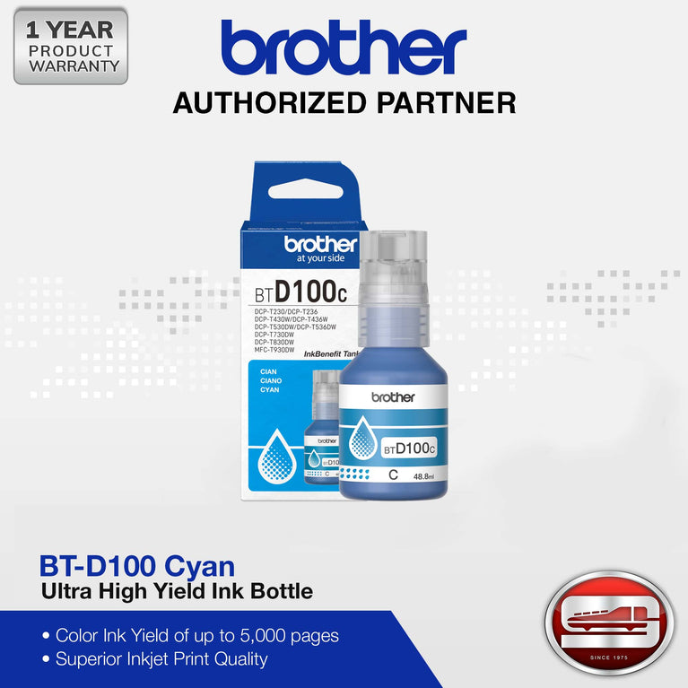Brother BT-D100 CMYK Set