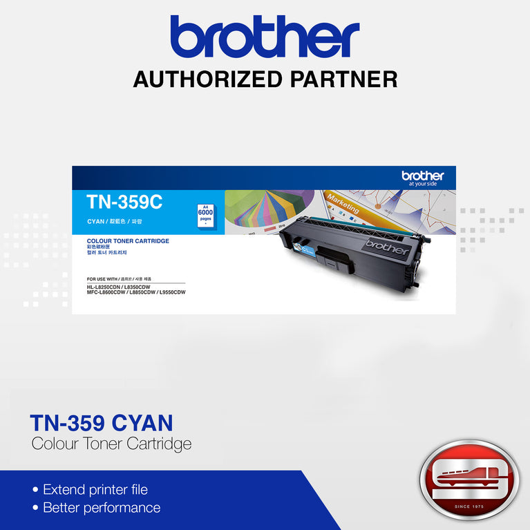 Brother TN-359 CMYK Genuine Toner Cartridge